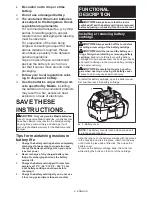 Preview for 5 page of Makita XCV11 Instruction Manual