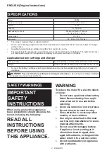 Preview for 2 page of Makita XCV19 Instruction Manual