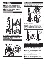 Preview for 7 page of Makita XCV19 Instruction Manual