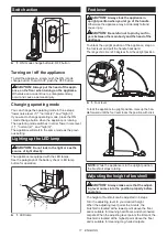 Preview for 11 page of Makita XCV19 Instruction Manual