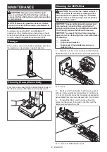 Preview for 14 page of Makita XCV19 Instruction Manual