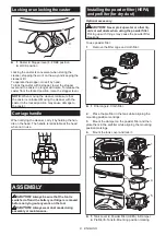 Preview for 8 page of Makita XCV21 Instruction Manual