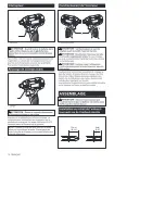 Предварительный просмотр 14 страницы Makita XDT11 Instruction Manual