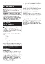 Preview for 11 page of Makita XDT12 Instruction Manual