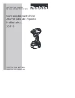 Makita XDT13 Instruction Manual preview