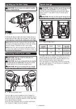 Предварительный просмотр 7 страницы Makita XFD16 Instruction Manual