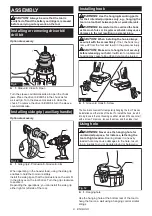 Предварительный просмотр 9 страницы Makita XFD16 Instruction Manual