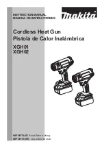 Makita XGH01 Instruction Manual предпросмотр