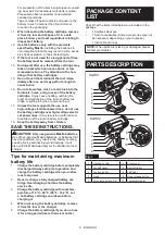 Preview for 5 page of Makita XGH01 Instruction Manual