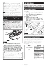 Preview for 7 page of Makita XGH01 Instruction Manual