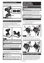 Preview for 8 page of Makita XGH01 Instruction Manual