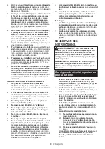 Preview for 28 page of Makita XGT 40 V Max Instruction Manual