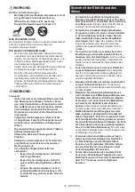 Предварительный просмотр 32 страницы Makita XGT AC001G Instruction Manual