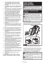 Предварительный просмотр 8 страницы Makita XGT GAG11 Instruction Manual