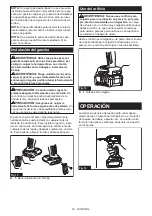 Предварительный просмотр 23 страницы Makita XGT GDT02 Instruction Manual