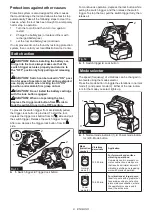 Preview for 9 page of Makita XGT GRV01 Instruction Manual