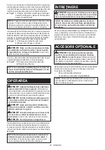 Preview for 45 page of Makita XGT JR001GD201 Instruction Manual