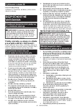 Preview for 23 page of Makita XGT JR001GM201 Instruction Manual