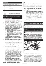 Предварительный просмотр 5 страницы Makita XHU06 Instruction Manual