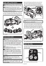 Предварительный просмотр 7 страницы Makita XHU06 Instruction Manual