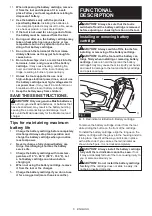 Preview for 6 page of Makita XHU09 Instruction Manual