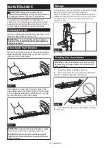 Preview for 14 page of Makita XHU09 Instruction Manual