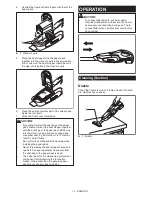 Preview for 10 page of Makita XLC01 Instruction Manual