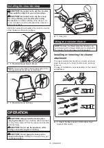 Preview for 10 page of Makita XLC07 Instruction Manual