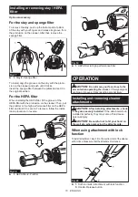 Предварительный просмотр 10 страницы Makita XLC09 Instruction Manual