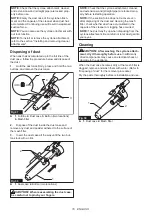 Предварительный просмотр 16 страницы Makita XLC09 Instruction Manual