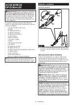 Предварительный просмотр 32 страницы Makita XLC09 Instruction Manual