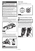 Preview for 14 page of Makita XLC10 Instruction Manual