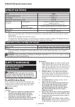 Preview for 2 page of Makita XML05 Instruction Manual