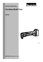 Preview for 1 page of Makita XMT035 Instruction Manual