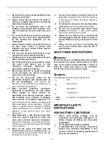 Preview for 4 page of Makita XMT035 Instruction Manual