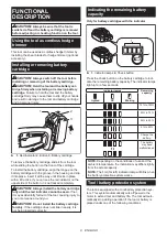 Preview for 8 page of Makita XMU05 Instruction Manual