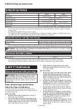 Preview for 2 page of Makita XNU01 Instruction Manual