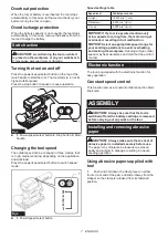 Preview for 7 page of Makita XOB03 Instruction Manual