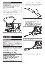 Preview for 9 page of Makita XPG01 Instruction Manual