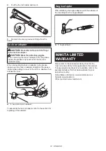 Preview for 14 page of Makita XPG01 Instruction Manual