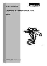 Preview for 1 page of Makita XPH07MB Instruction Manual