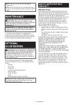 Preview for 10 page of Makita XPH11 Instruction Manual