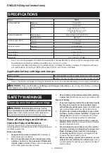 Preview for 2 page of Makita XPH15 Instruction Manual