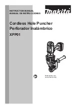 Preview for 1 page of Makita XPP01 Instruction Manual