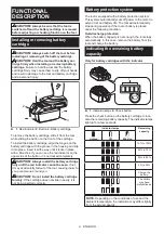 Preview for 9 page of Makita XPP01 Instruction Manual