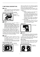 Предварительный просмотр 5 страницы Makita XRH04 Instruction Manual