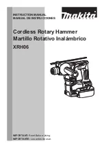 Makita XRH06 Instruction Manual предпросмотр