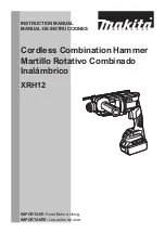 Makita XRH12 Instruction Manual preview