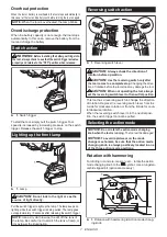 Предварительный просмотр 7 страницы Makita XRH12 Instruction Manual