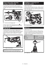 Предварительный просмотр 10 страницы Makita XRH12 Instruction Manual